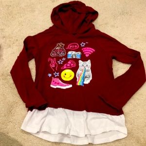*4/$25 Girls Justice hoodie